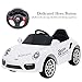 Uenjoy Kids Electric Ride on Cars 6v Battery Power Motorized Vehicles, Remote Control, Suspension, Music, Headlights, Horn, White