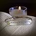 Sweet Romance Engraved Bible Verse Inspirational Faith Religious Bar Bangle Bracelets, 12 Messages Available