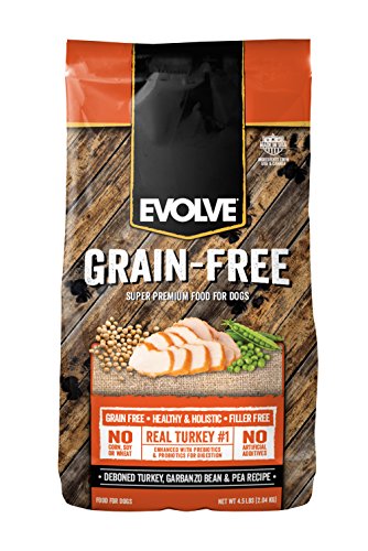 EvolveGrain Free Deboned Turkey & Sweet Potato Recipe Dog Food, 4 lb.