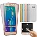 Galaxy S6 Edge+/Plus Case, AMASELL Full Coverage 360 Degree Front and Back Protective Case Shockproof TPU Gel Transparent Clear Cover for Galaxy S6 Edge Plus/G928, Clear