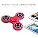Hand Spiner Fidget Toy LuvnFun EDC Little Finger Spinner Fidget Spinner Toy - Red