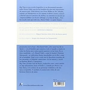 Big Time: la gran vida de Perico Vidal (Spanish Edition)