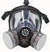SCK Organic Vapor Respirator, Full Face Paint Respirator Gas Chemical Dustproof Pesticides Mask,Respiratory Protection