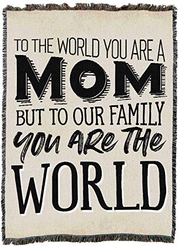 Cotton Woven Blanket for Mom - Image 5