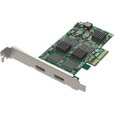 Magewell Pro Capture Dual HDMI 11080 &ndash; Dual-Channel HDMI PCIe Capture Card for HD Video Ingest for Live Streaming, Recording &amp; Production