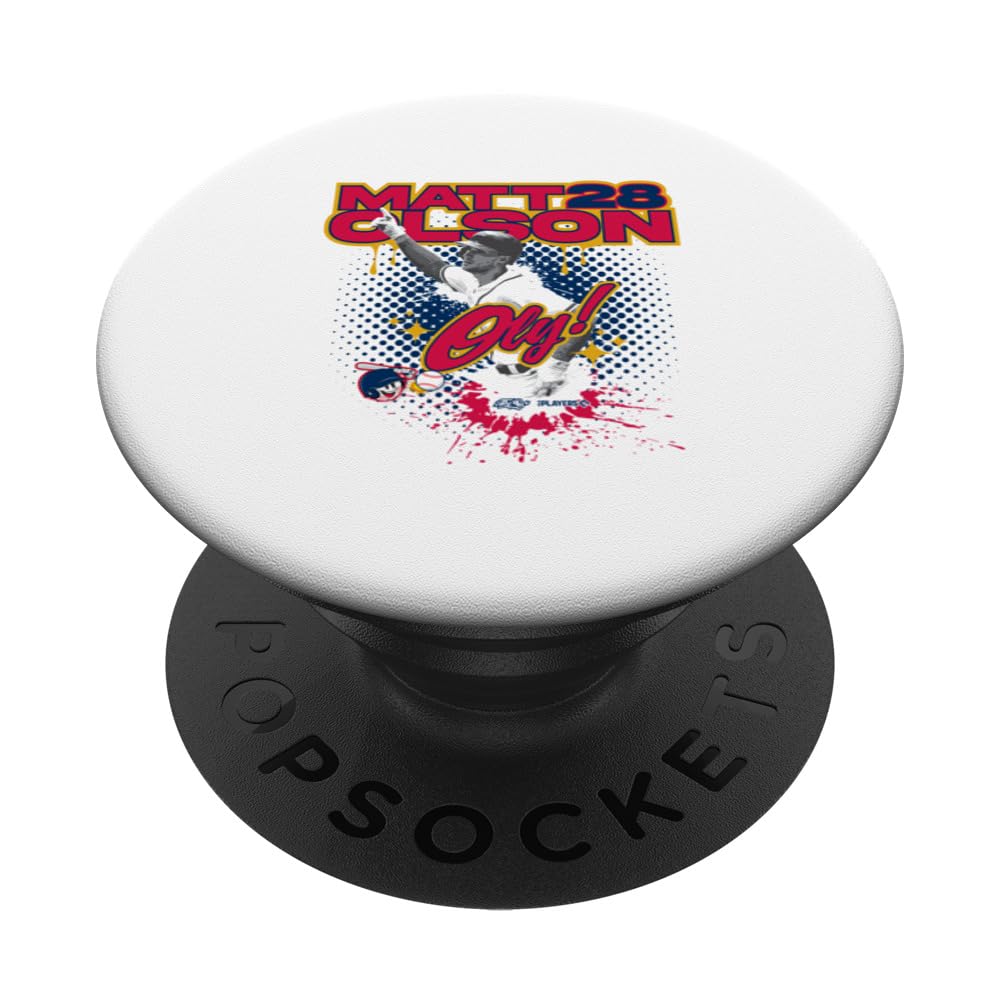 Matt Olson Atlanta Baseball Sket One x MLB Players PopSockets Adhesive PopGrip