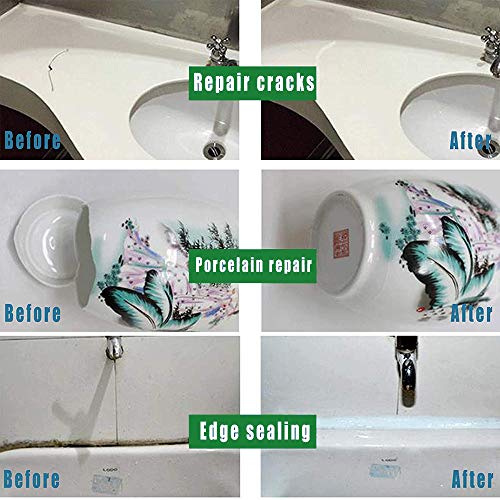 Tub, Tile and Shower Repair Kit, Waterproof Porcelain Repair Kit, Tile