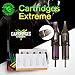 Dragonhawk 20Pcs Extreme Cartridges Disposable Tattoo Needle 11 Round Liner (11RL)