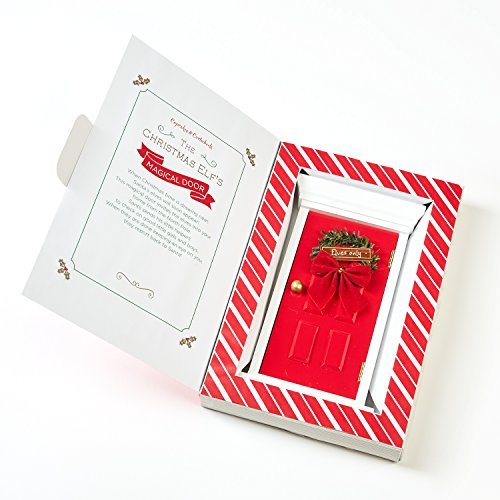 Christmas Elf Magical Door in Gift Box by Two's Company