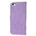 iPhone SE Case,iPhone 5S Case,iPhone 5 Case - Mavis's Diary 3D Handmade Wallet Bling Crystal Diamonds Butterfly Fashion Floral PU Leather with Hand Strap Magnetic Clasp Card Holders
