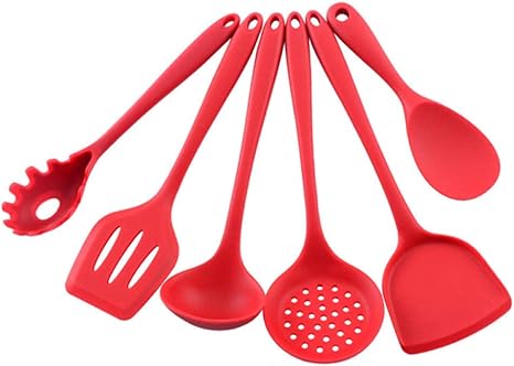 Amazon 調理器具 シリコン高温耐性キッチン用品セット6個 保管が簡単 調理用具 ベーキングおよびミキシング ツールセット オンライン通販