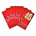 KI Store Chinese Red Envelopes for Lunar New Year 2025 Year of the Dragon Hong Bao Packet Lai See 38 pcs for Spring Festival, Wedding, Graduation, Birthday, and Baby