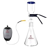 1000ml Glass Vacuum Suction Filter, Lab Vacuum