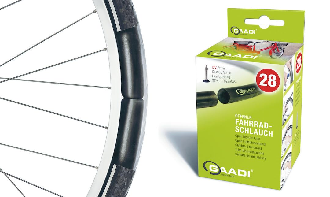 GAADI Etrto 32 / 37-622 / 635, Fv 47 mm Two-end hose, black, 28 inches