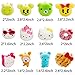 GROBRO7 20 Pcs Kawaii Cute Food Squishy Toys Set, Fries, Hamburger, Pizza, ice cream, doughnut slow Rising Cream Scented Squishy Stress Relief Squeeze Toys