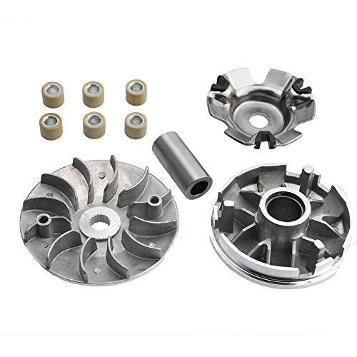 Oda Motorcycle Clutch Assembly Variator Assy Complete Variator Drive Wheel Assy CVT Complete GY6 Scooter Roller 150cc 125cc 157QMJ K075-005 - Thumbnail 6
