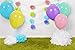 Pastel Rainbow Balloons - 12 Inch Purple Yellow Aqua Blue Light Pink Latex Balloon for 1st Unicorn Birthday Party Decorations, Ice Cream Baby shower, Bridal Shower 100pcs