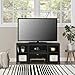 Mainstay.. Parsons Cubby TV Stand Holds Up to 50 TV (Black Oak, 45.39 x 15.75 x 20.87 Inches)