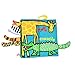 XILALU Infant Kid Baby Animal Tails Cloth book Baby Toy Cloth Development Books Learning Education Books (A)
