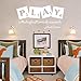 Wall Decal Decor Playroom Decor Play is the Highest Form of Research - Albert Einstein Quote Playroom Decal Childrens Kids Wall Decal Sticker(White, 11