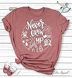Never Grow Up Shirt, Family World Trip Group Tanks, Trendy, Holiday Vacation T-Shirt, Unisex Women's Tank Tops