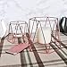 Le Sens Amazing Home Large Rose Gold Metal Pillar Candle Holders Set of 2, 4.7/6.2 inches, Geometric Tealiht Holders, Cegnterpiece for Wedding, Home Decor, Ceremony and Anniversary