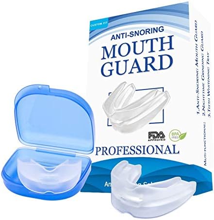 Anti Snoring Device Snore Stopper Mouthpiece - Best Sleep Aid & Stop Snoring Solution, Custom Fit, Natural, Comfortable, Value Pack x2