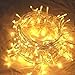 Christmas Lights Outdoor Decorations 410 LED 33ft 8 Modes Curtain Fairy String Light with 75 Drops, Clear Wire LED String Light Indoor Decor for Wedding Party Holiday Christmas Decorations Warm
