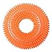Dog Chew Toys Indestructible Aggressive Chewers Large Breed Squeak Toys (Orange)