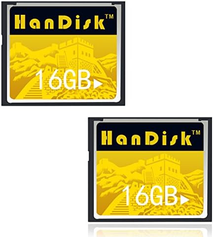 2Pack CF Card 16GB Compact Flash Cards 16GB 3 Years' Replacement Warranty CF memory card For Cmaera