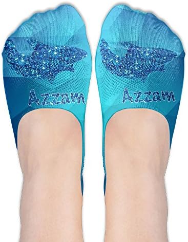 Shark Scuba Diving Women's Print Summer Non-slip Low Cut Socks