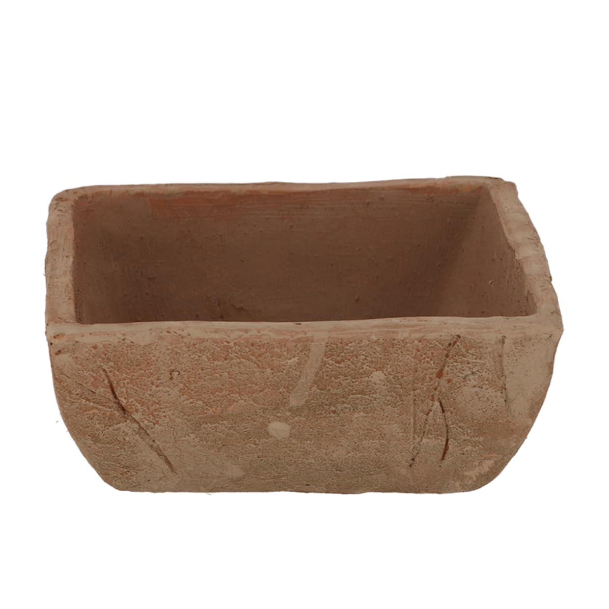 Esschert Design AT07 20 x 20 x 7cm Aged Terracotta Square Pot