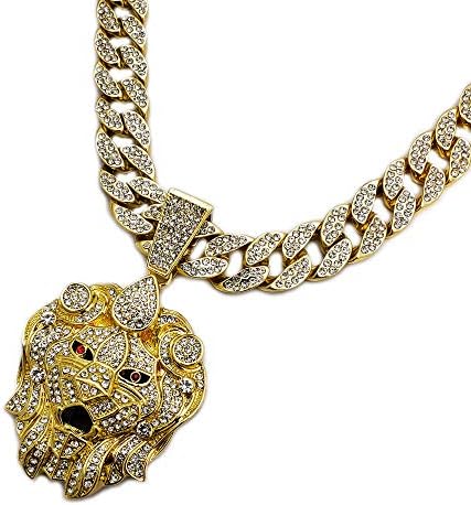 Iced Cuban Choker Chain Necklace Set 