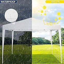 COBIZI Pop Up Canopy Tent Party Tents for Parties
