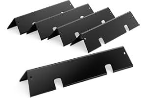 Rushare 7636 Flavorizer Bars for Weber Spirit 2 Grill Parts, Replacement Parts for Weber GS4 Spirit II & I E310 E320 S310 S320 Grills with Front Mounted Control, Porcelain-enameled, 15.3-Inch, 5-Pack