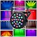 YRLED DJ Stage Par RGB LED Lights Sound Activated, Party Lights 24W DMX512 Stage Lighting with Full RGB Color for Club DJ Show DiscoWedding