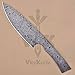 JNR TRADERS VK6045 Handmade Damascus Steel Chef Kitchen Knife Blank Blade Rain Drop Pattern 10.50 Inches