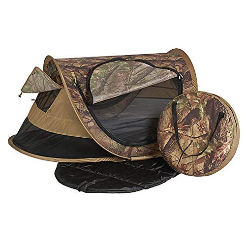 KidCo P4013 Peapod Plus Cama de viaje portátil plegable y liviana para niños con bolsillo de almacenamiento y bolsa de transporte para acampar y al aire libre, camuflaje