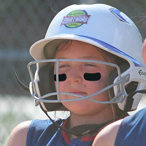 image for Cohas Chalkboard Eye Black Stickers for Youth and Adults includes Liqu