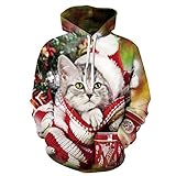 Sankill Unisex Realistic 3d Digital Pullover Sweatshirt Hoodie Hooded Sweatshirt Zip up Hoodie S-3XL