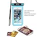 WiHoo Universal Waterproof Phone Pouch for iPhone X/iPhone 7/7 Plus / 6/ 6s/ 6 Plus/ 6s Plus and Other Smart Phone Waterproof Case Up to 6.0
