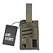 OneTigris Tactical ID Card Holder Hook & Loop Patch Badge Holder Neck Lanyard Key Ring and Credit Card Organizer (RangerGreen)
