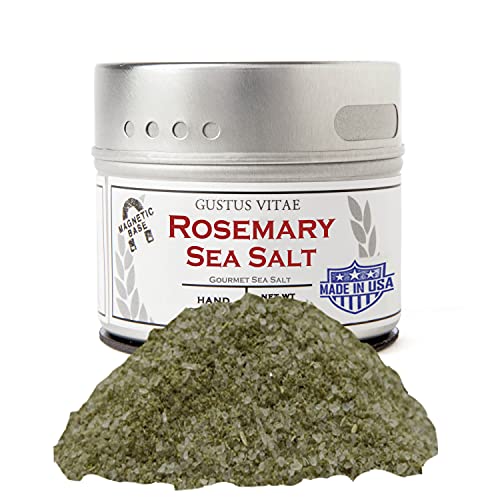Rosemary Sea Salt Gourmet Infused Sea Salt Artisanal Seasoning