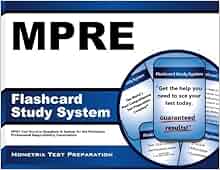 Mpre Flashcard Study System Mpre Test Practice Questions