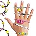 Fashion Angels Emoji Alphabet Bracelets Kit Craft, Multi