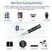 Bluetooth Adapter Receiver, KINDRM Portable Hands-Free Bluetooth 5.0 Audio Receiver Car Kits & Mini 3.5mm AUX Wireless Audio Adapter for Headphones Car Speakers/Home Stereo Music Sound System (Black)thumb 3
