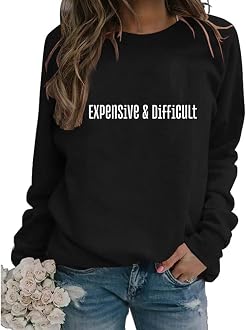 Funny Quote Crewneck Comfy Pullovers 
