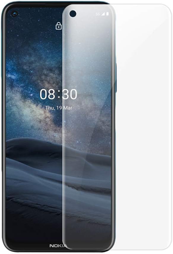 ONICO,2 Pack Front & Back,Screen Protector Compatible For Nokia 8 Sirocco,3D Curved Protective Edge to Edge Case Friendly Full Body Coverage Protection Film (It's Not Tempered Glass)