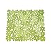 iDesign Blumz Kitchen Sink Protector Mat, Green