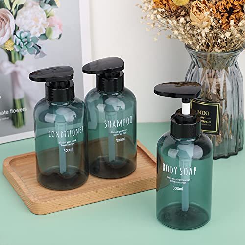 Segbeauty Shampoo and Conditioner Dispensers, 10oz Refillable Pump